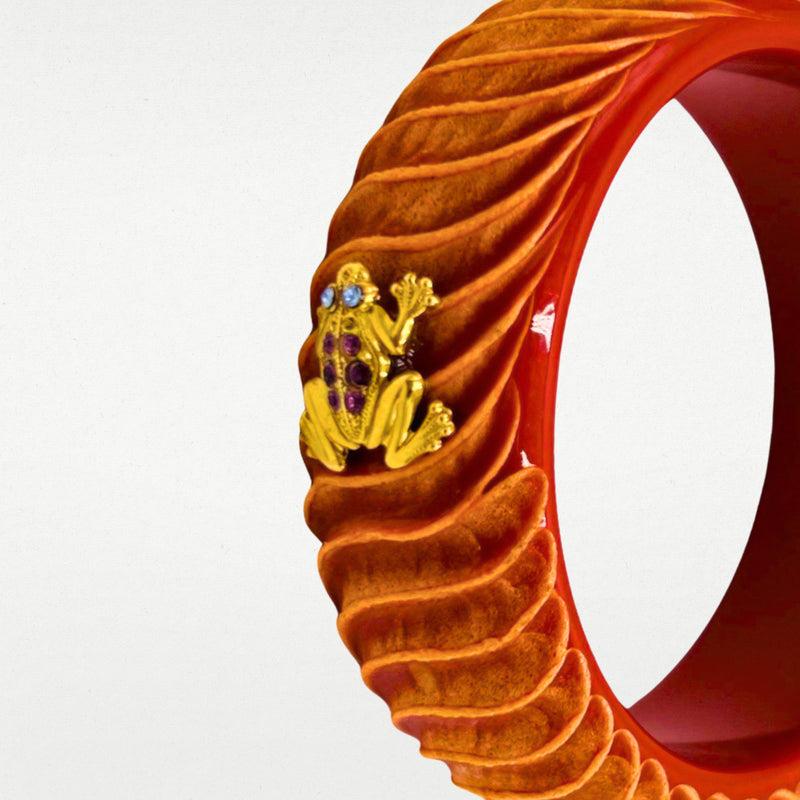 ALMALA BRACCIALE ACETATE FROG | MATTONE CHIARO Convenienza