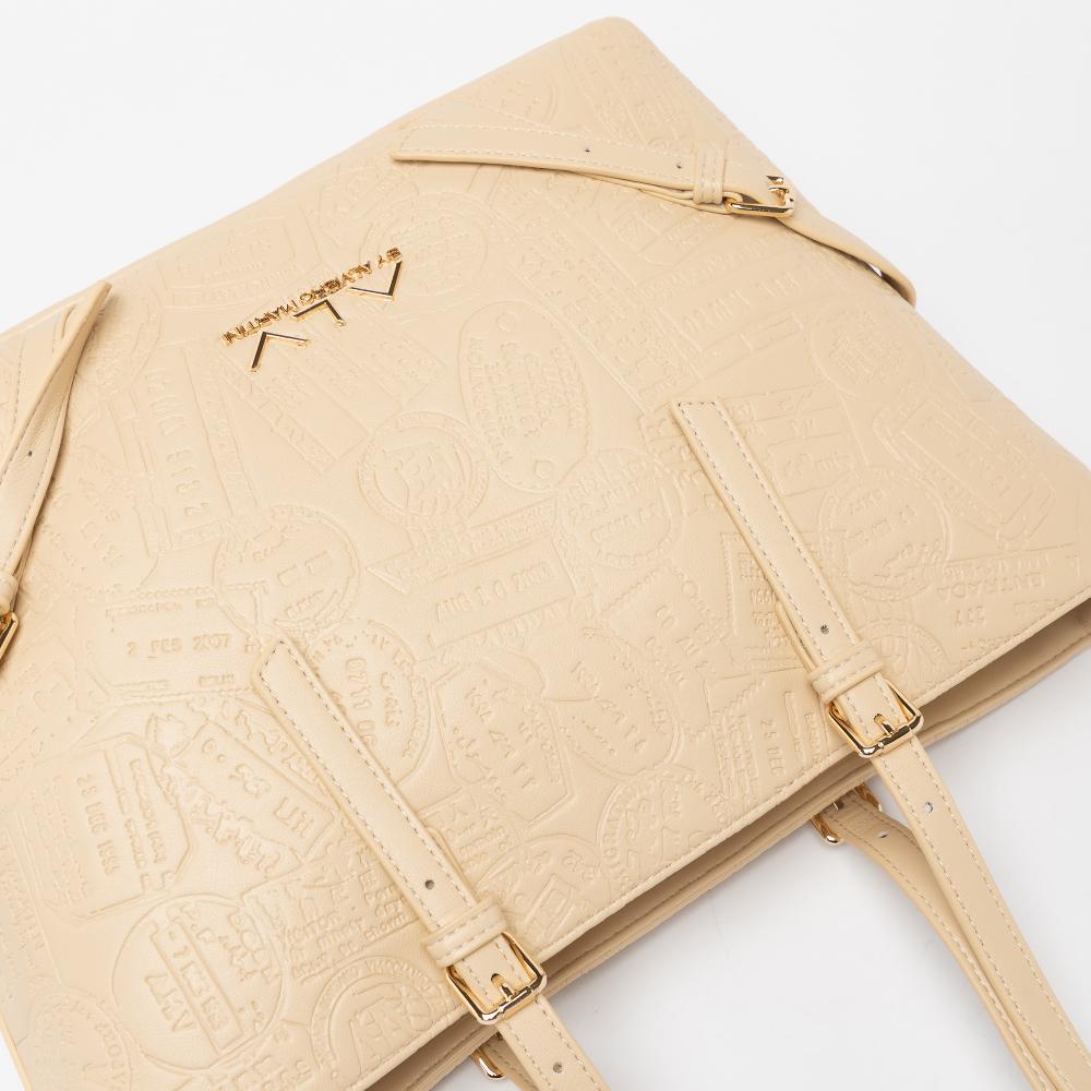 Alv by alviero martini Shopping bag large debossed passport ALV by Alviero Martini – ALVB9201 In Saldo