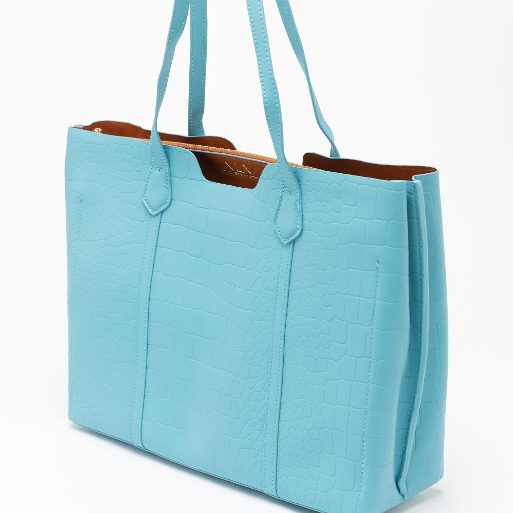 Alv by alviero martini Shopping bag large debossed passport ALV by Alviero Martini – ALVB9901 Moda