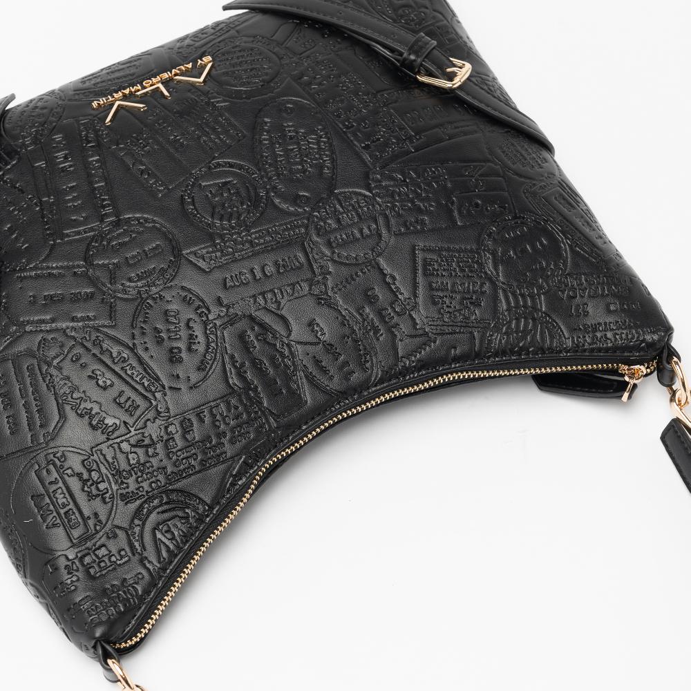 Alv by alviero martini Hobo Medium bag debossed passport ALV by Alviero Martini – ALVB9202 Qualità