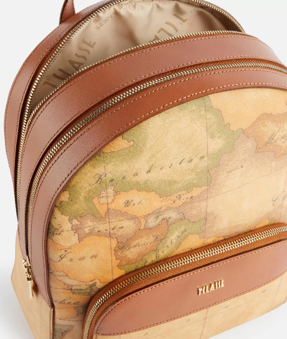 Alviero martini 1a classe Geo Classic zaino doppia zip Nuovo