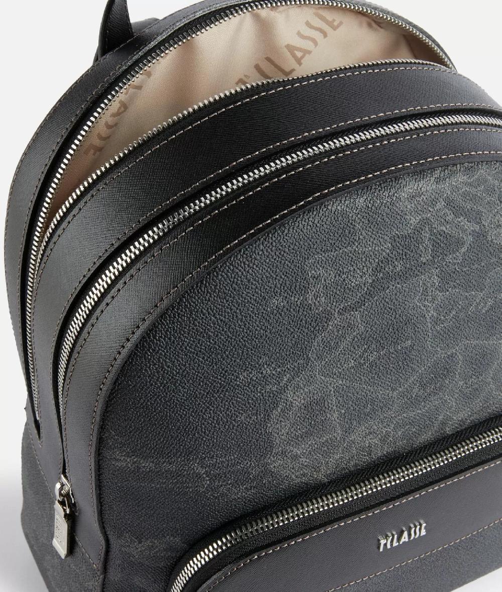 Alviero martini 1a classe Geo Black zaino doppia zip Qualità