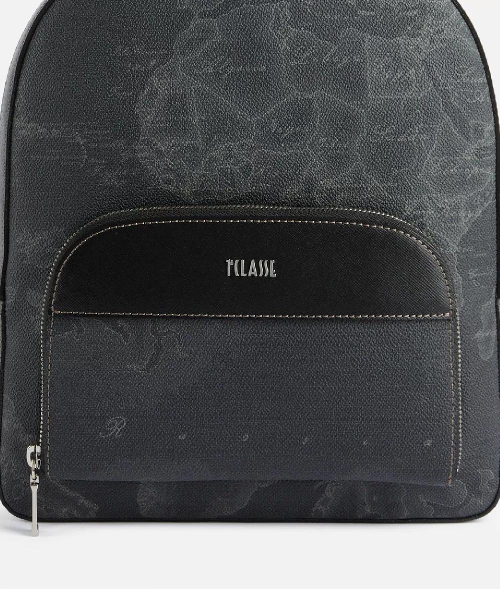 Alviero martini 1a classe Geo Black zaino doppia zip Qualità