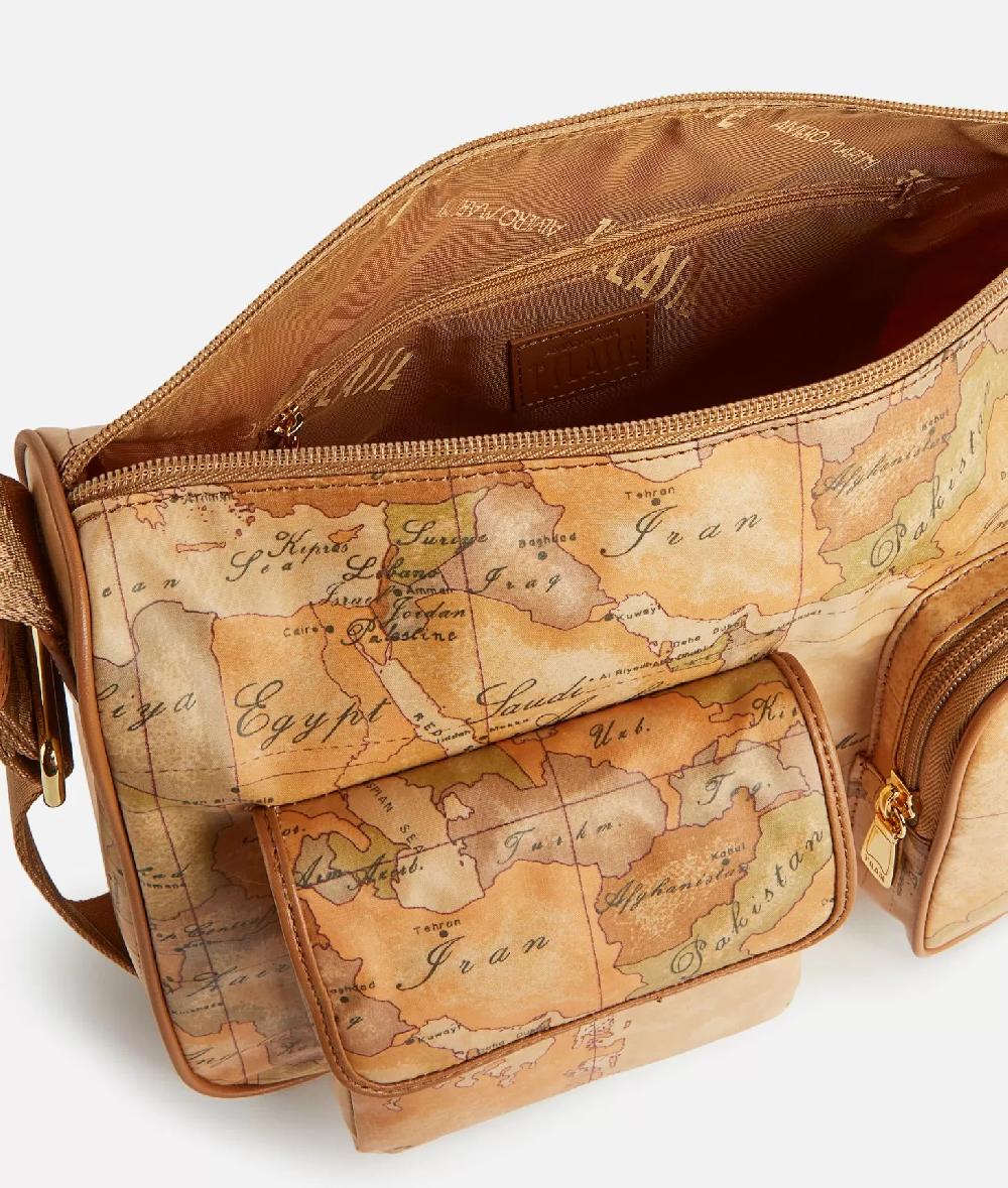 Alviero martini 1a classe Geo Soft borsa a tracolla con tasche Affare Del Giorno