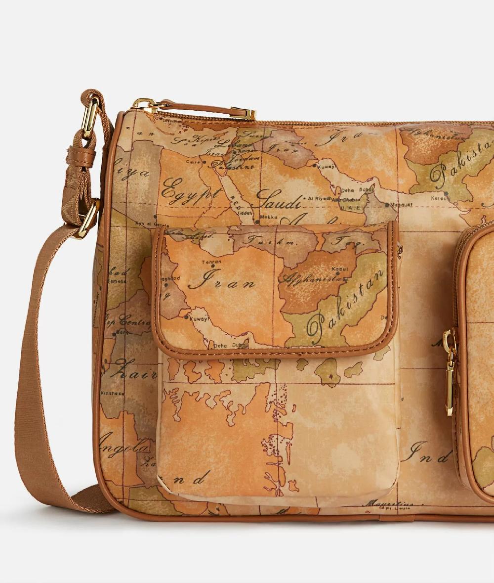 Alviero martini 1a classe Geo Soft borsa a tracolla con tasche Affare Del Giorno