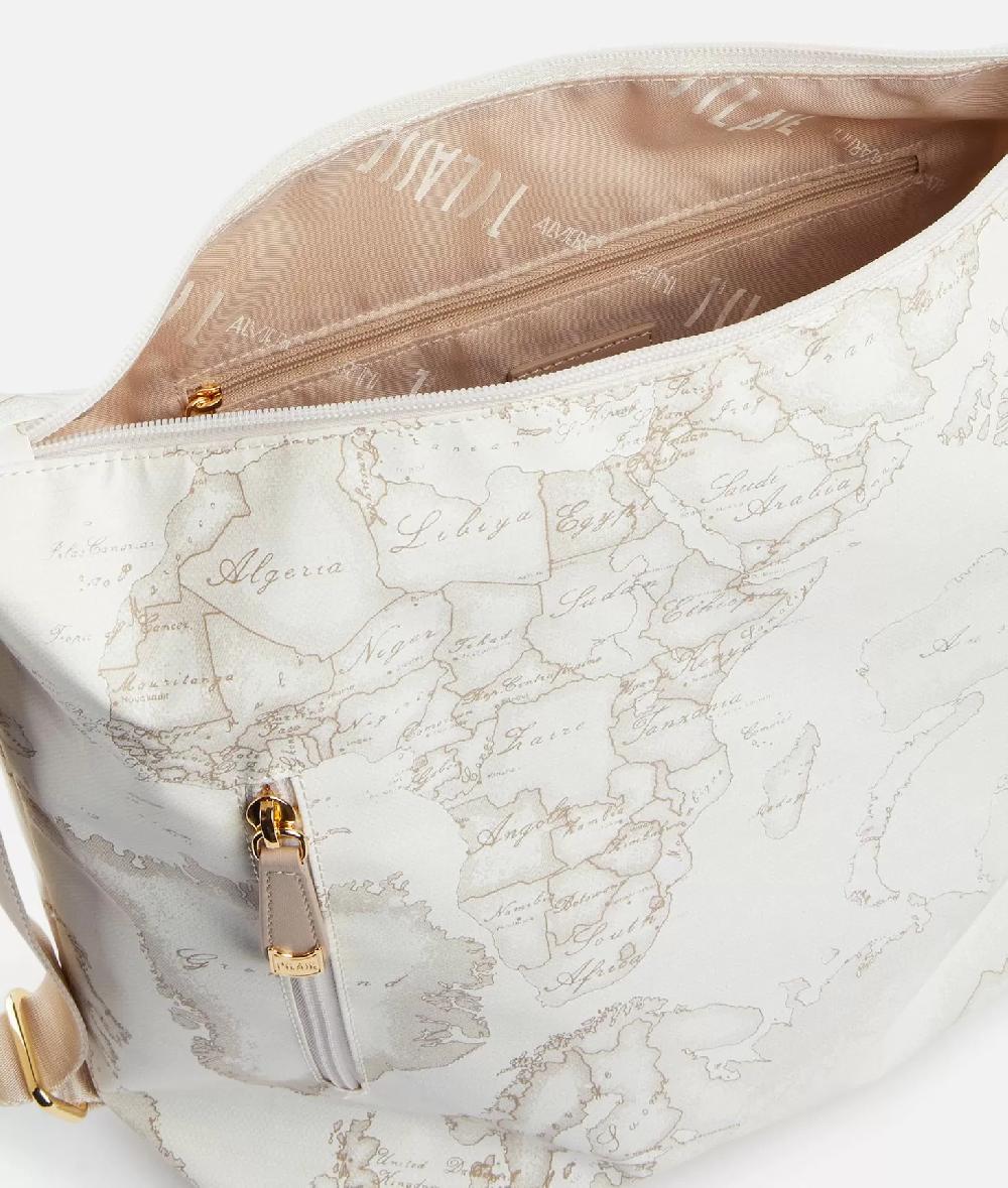 Alviero martini 1a classe Geo Soft White borsa hobo doppia portabilità Convenienza