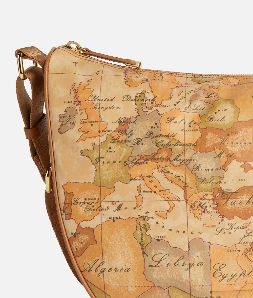 Alviero martini 1a classe Geo Soft tracolla a mezzaluna grande Sconto