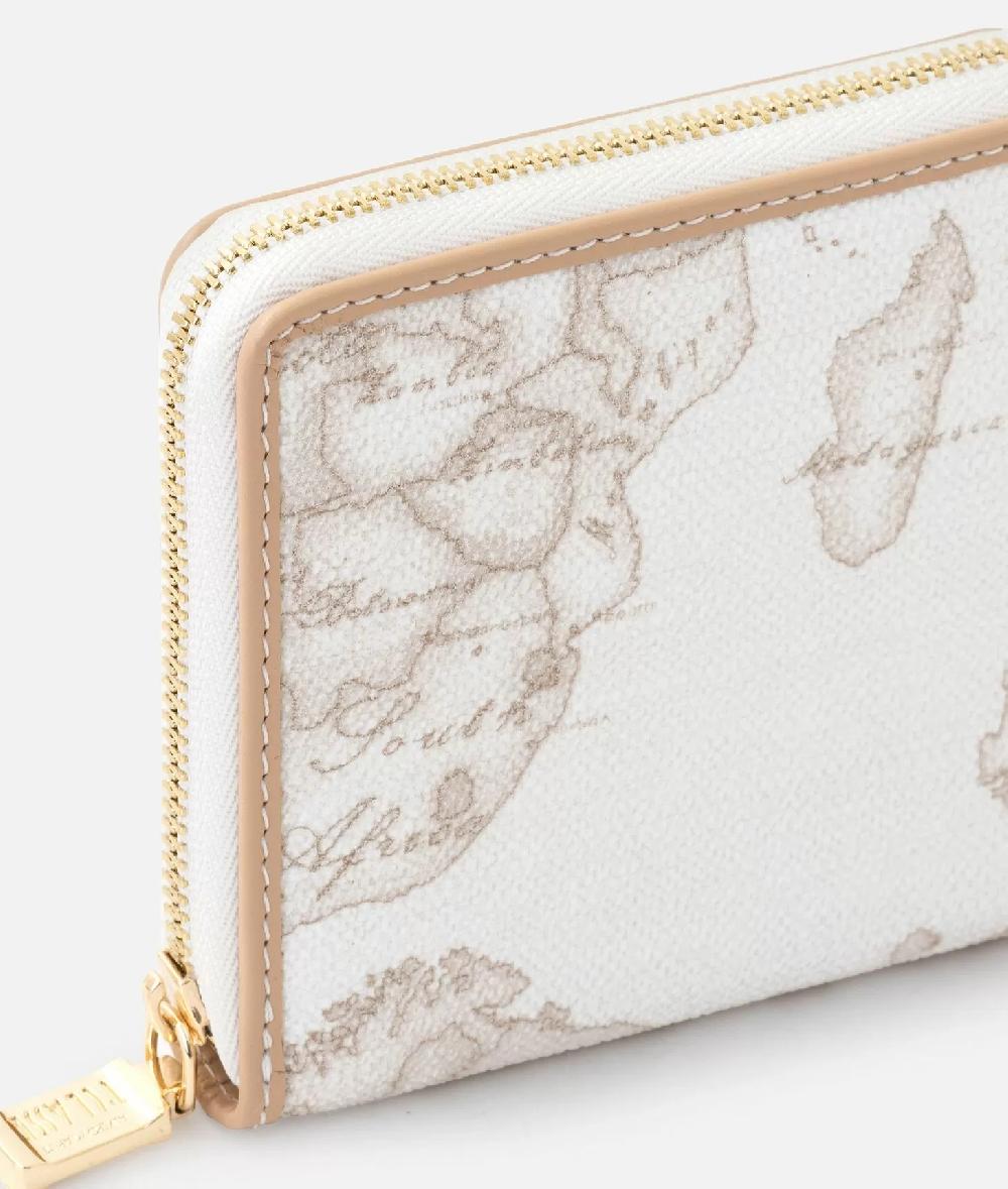 Alviero martini 1a classe Geo White portafoglio ziparound piccolo Outlet