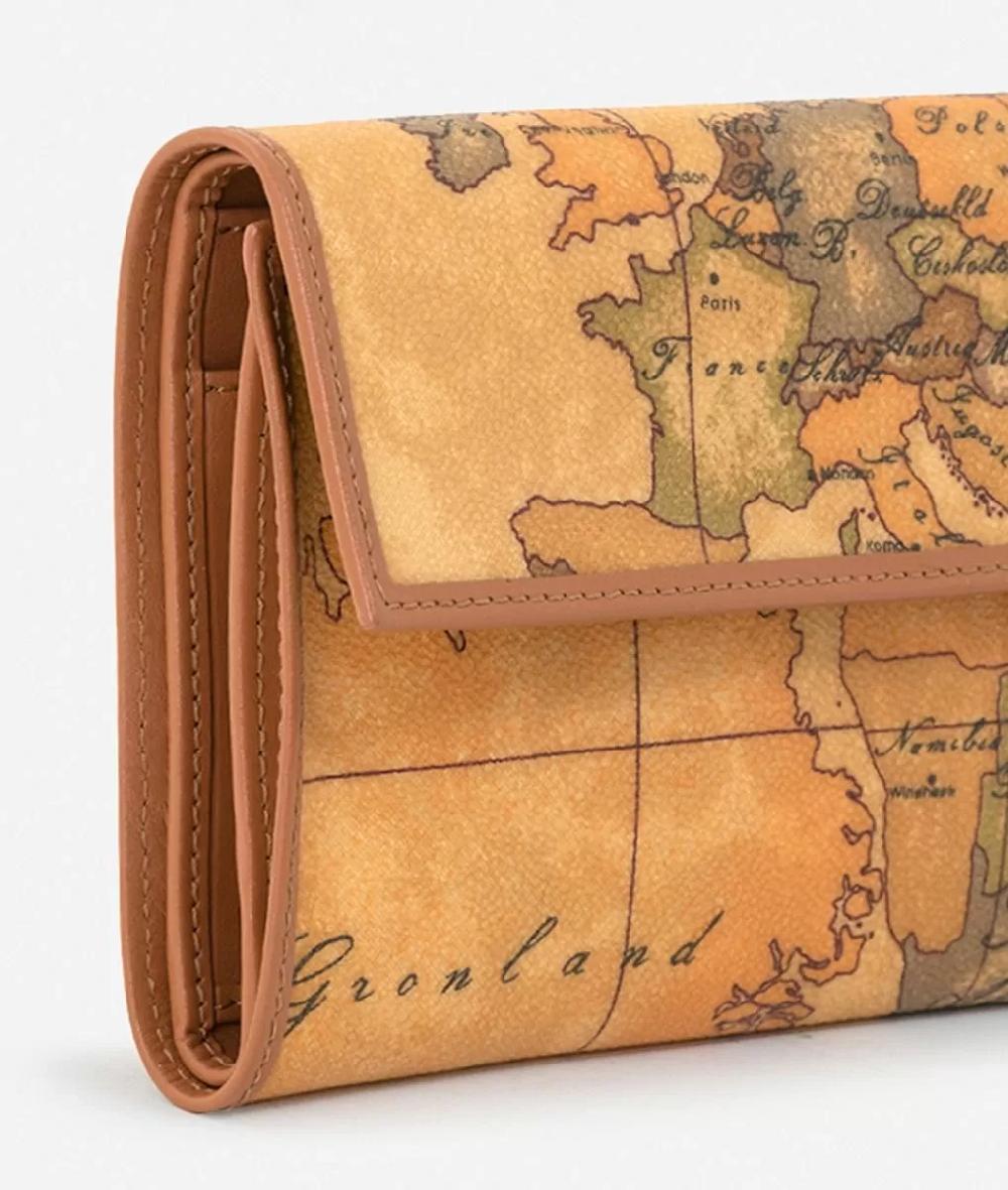Alviero martini 1a classe Geo Classic portafoglio grande con bottone Shopping Online
