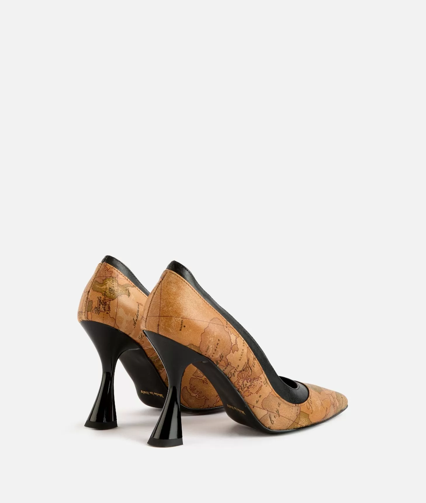 Alviero martini 1a classe Décolleté in nappa con tacco a rocchetto Geo Classic Qualità Garantita