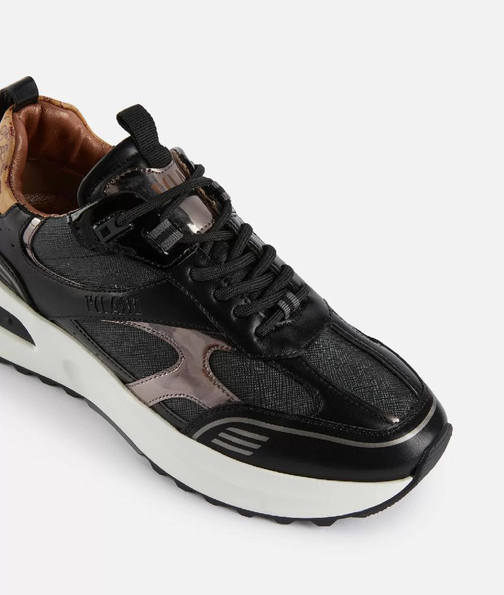 Alviero martini 1a classe Geo Road Delhi sneakers in tessuto Geo Night Nere Offerte