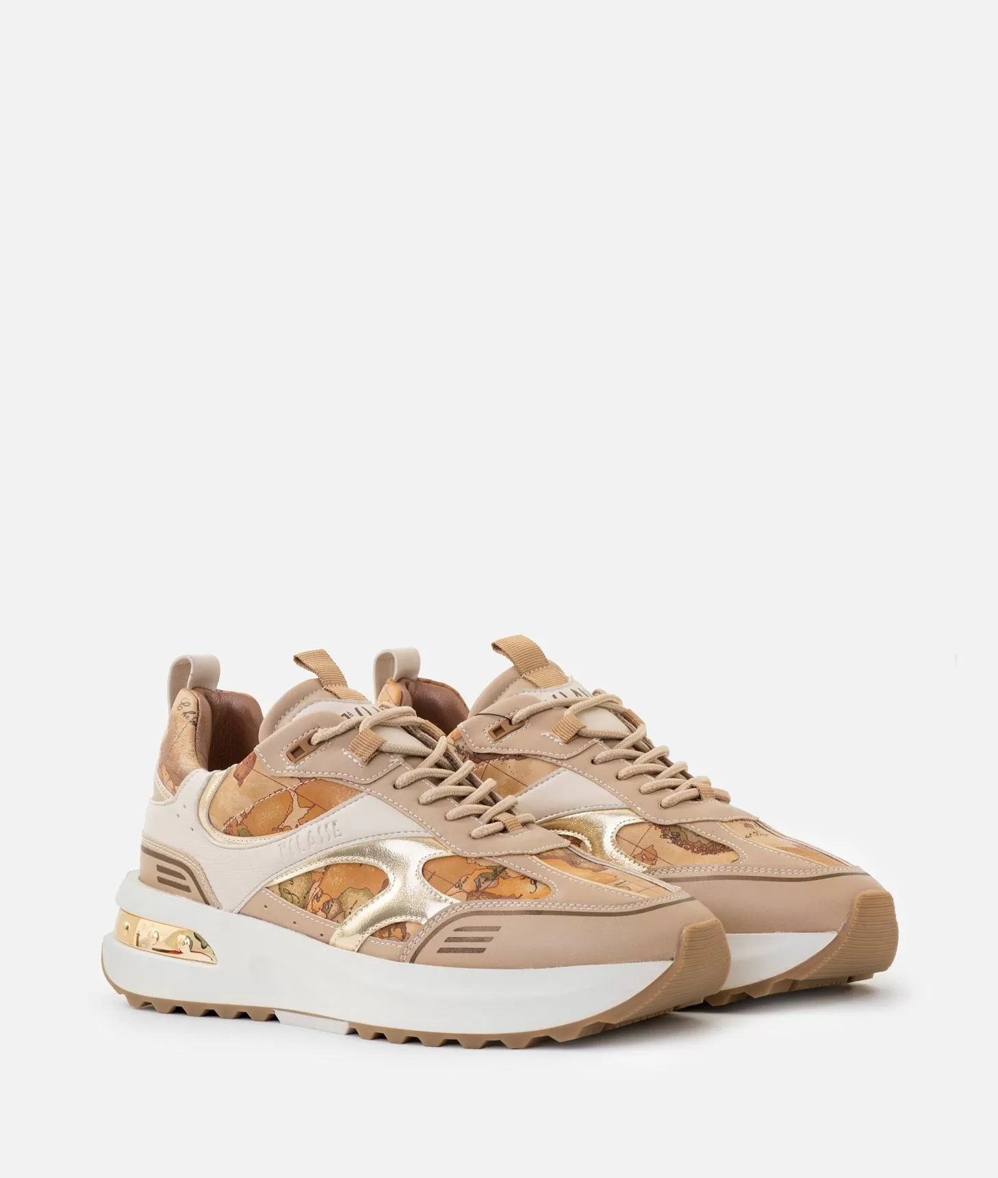 Alviero martini 1a classe Geo Road Buenos Aires sneakers in eco nappa Naturali Vendita Calda