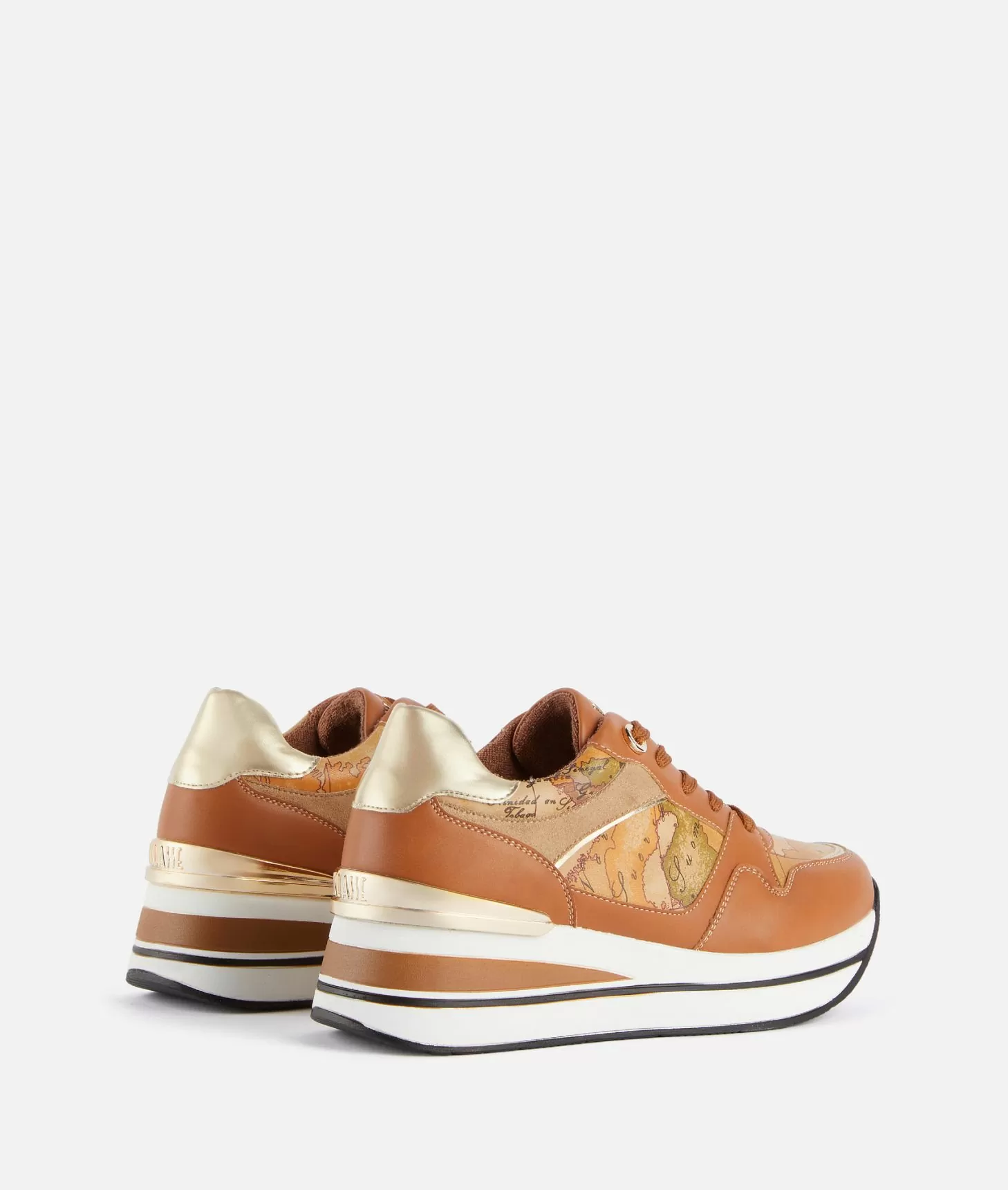 Alviero martini 1a classe Running in eco nappa con mix materico Cuoio Italy