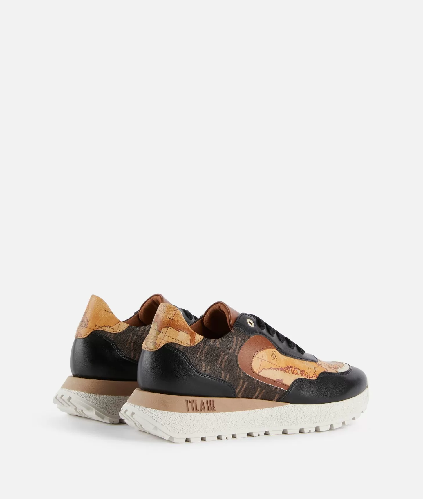 Alviero martini 1a classe Running in tessuto Monogram 1C ed eco nappa Geo Classic Nere Italia