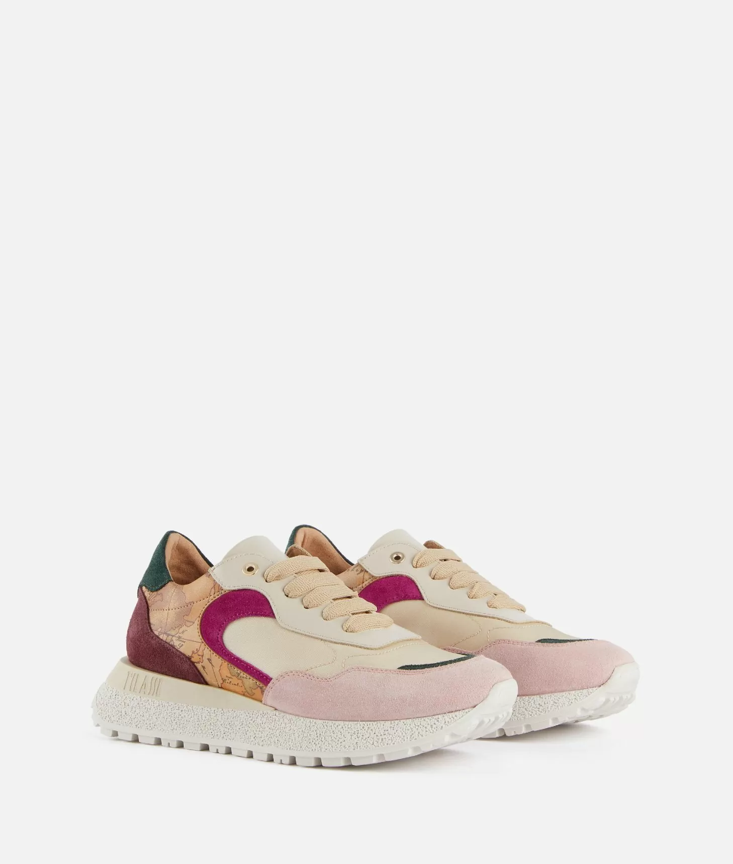 Alviero martini 1a classe Running in pelle scamosciata con mix materico Multicolor 2025