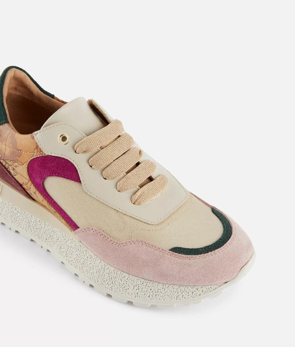 Alviero martini 1a classe Running in pelle scamosciata con mix materico Multicolor 2025