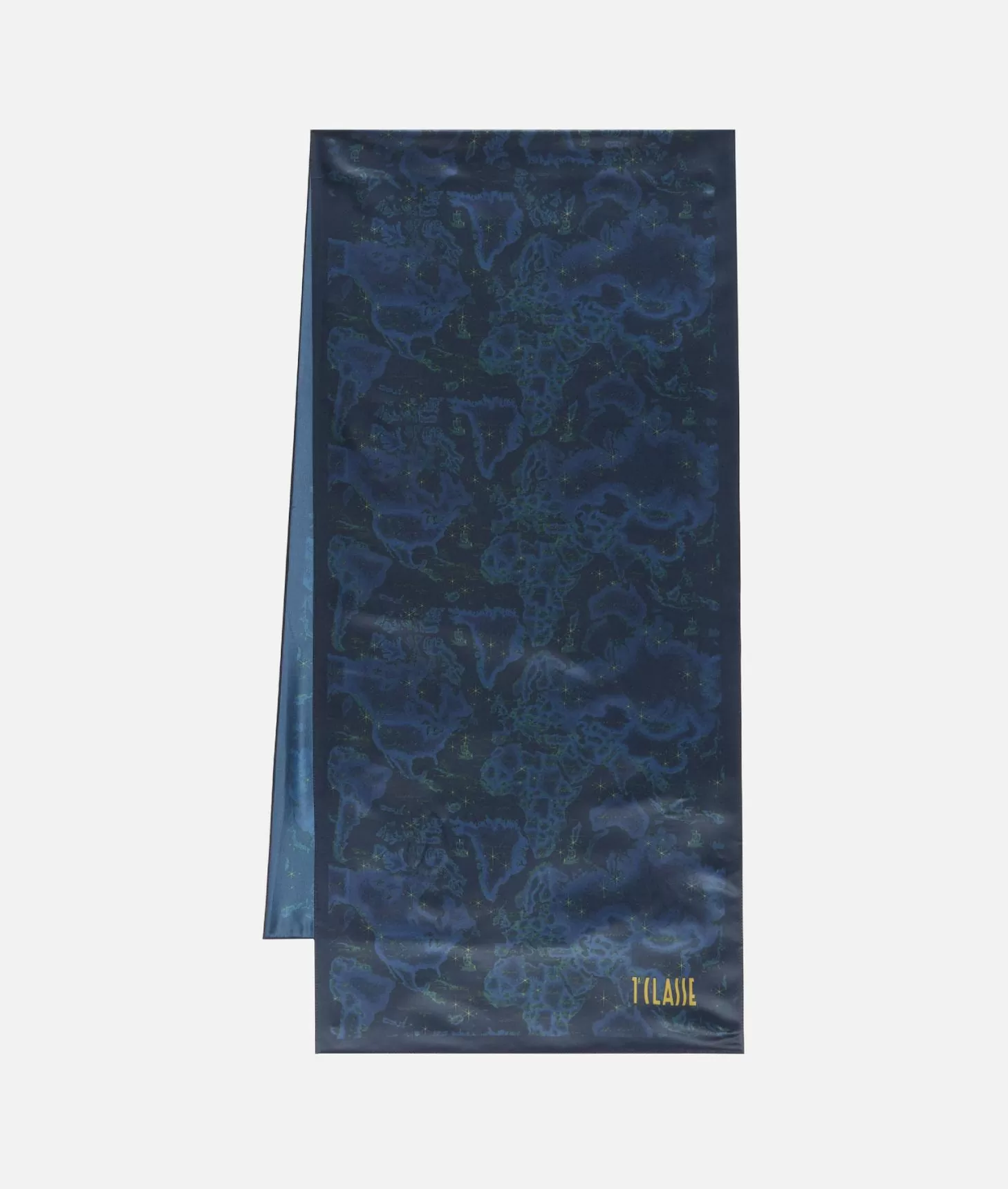 Alviero martini 1a classe Sciarpa Geo Midnight 45 x 180 Blu Notte Spedizione Gratuita