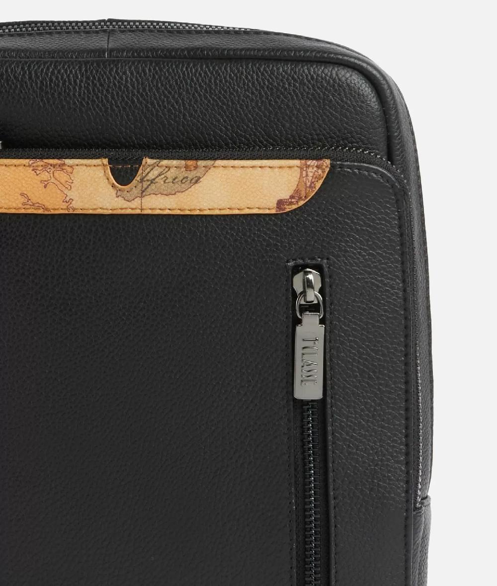 Alviero martini 1a classe Beta Leather bandoliera grande Nera Outlet