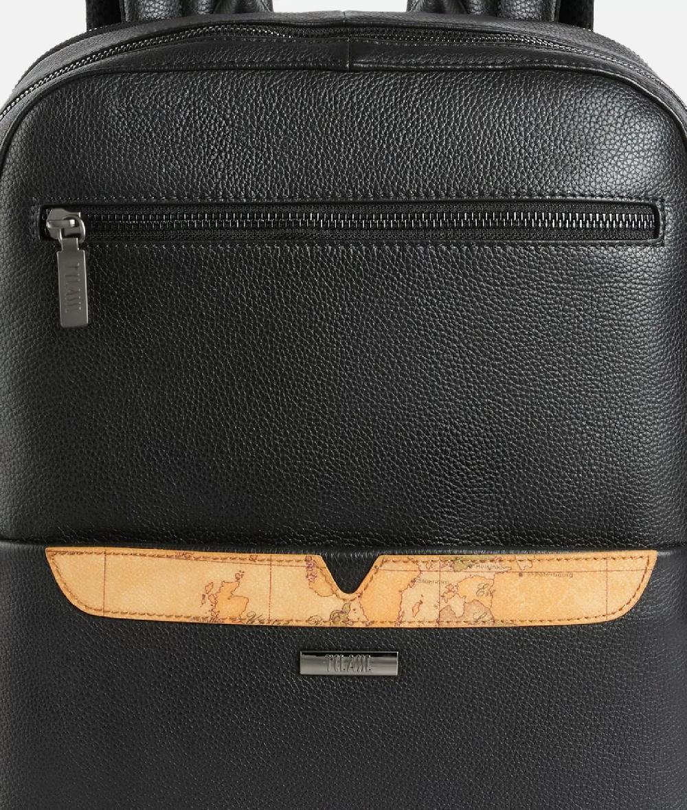 Alviero martini 1a classe Beta Leather zaino portacomputer Nero In Vendita