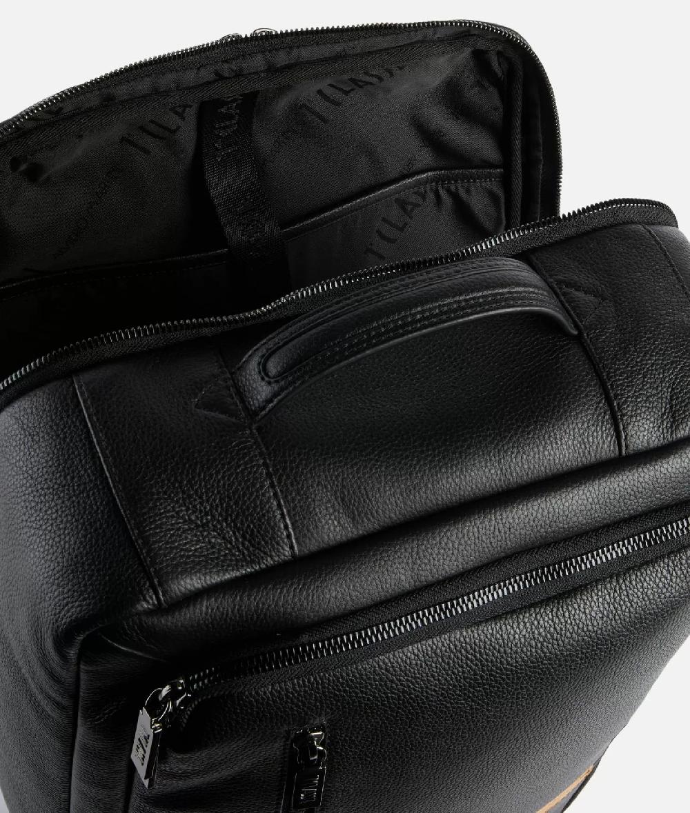 Alviero martini 1a classe Beta Leather zaino da viaggio tripla portabilità Nero Offerte