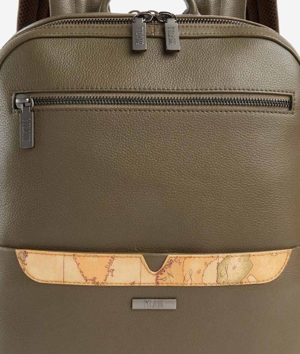 Alviero martini 1a classe Beta Leather zaino portacomputer Verde Militare I Più Venduti