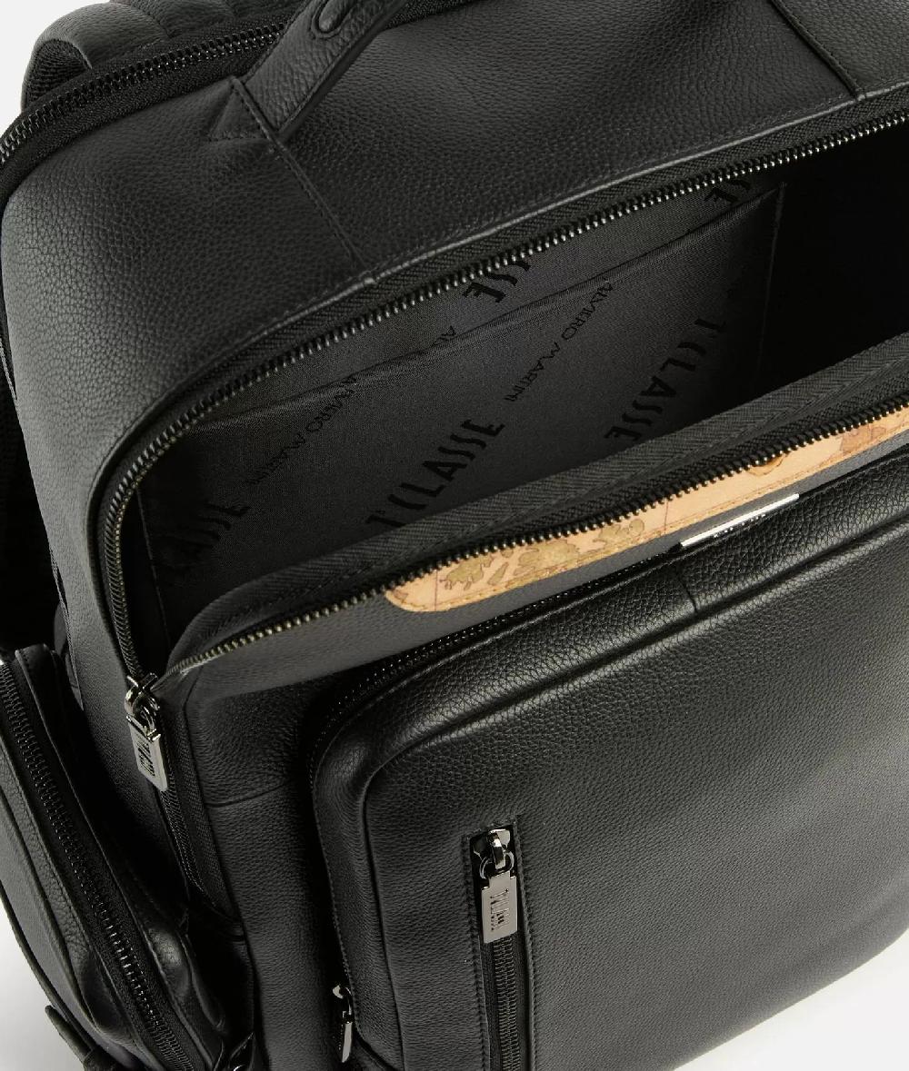 Alviero martini 1a classe Beta Leather zaino portacomputer Nero Vendite Flash