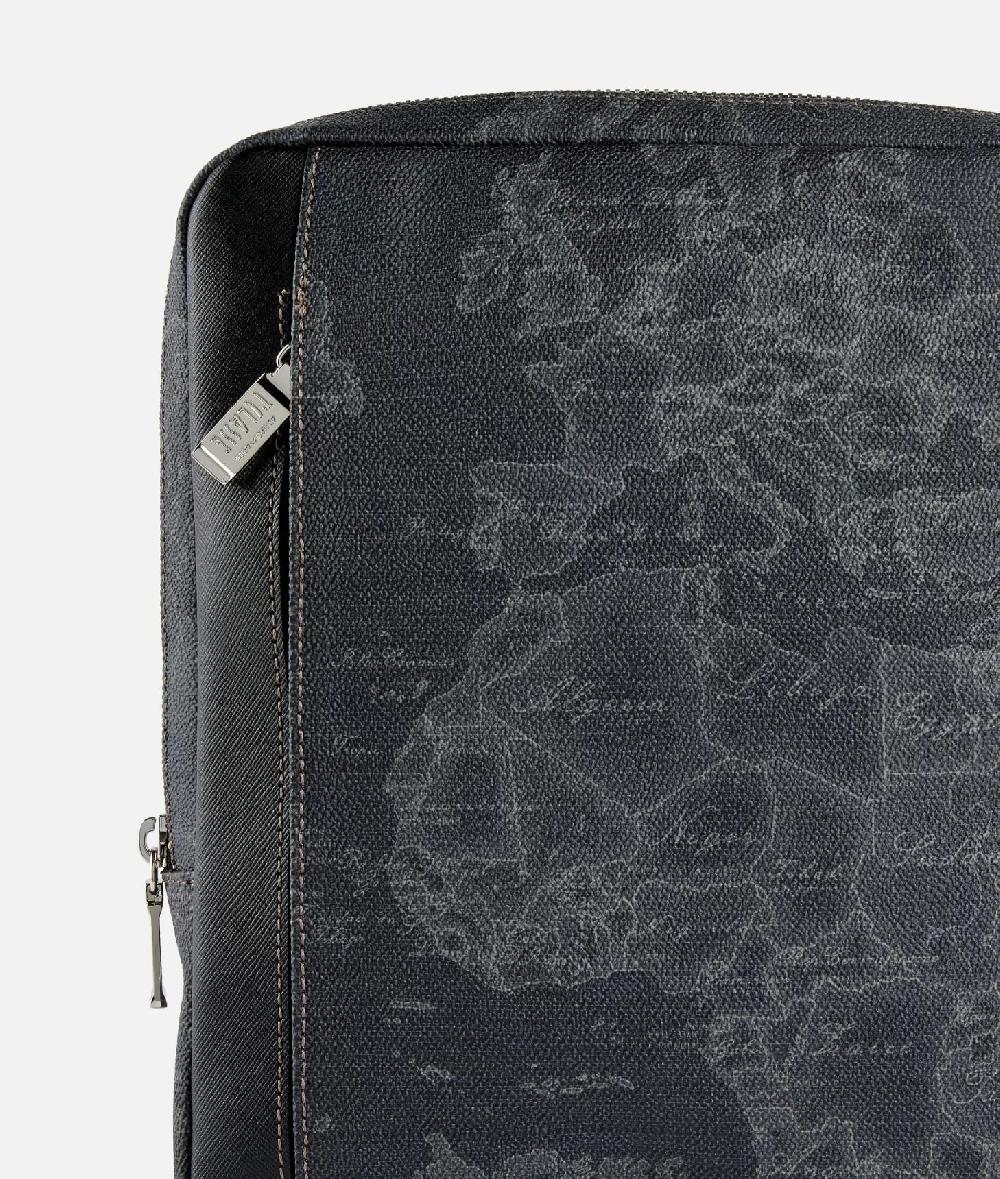 Alviero martini 1a classe Geo Black tracolla con nastro In Saldo