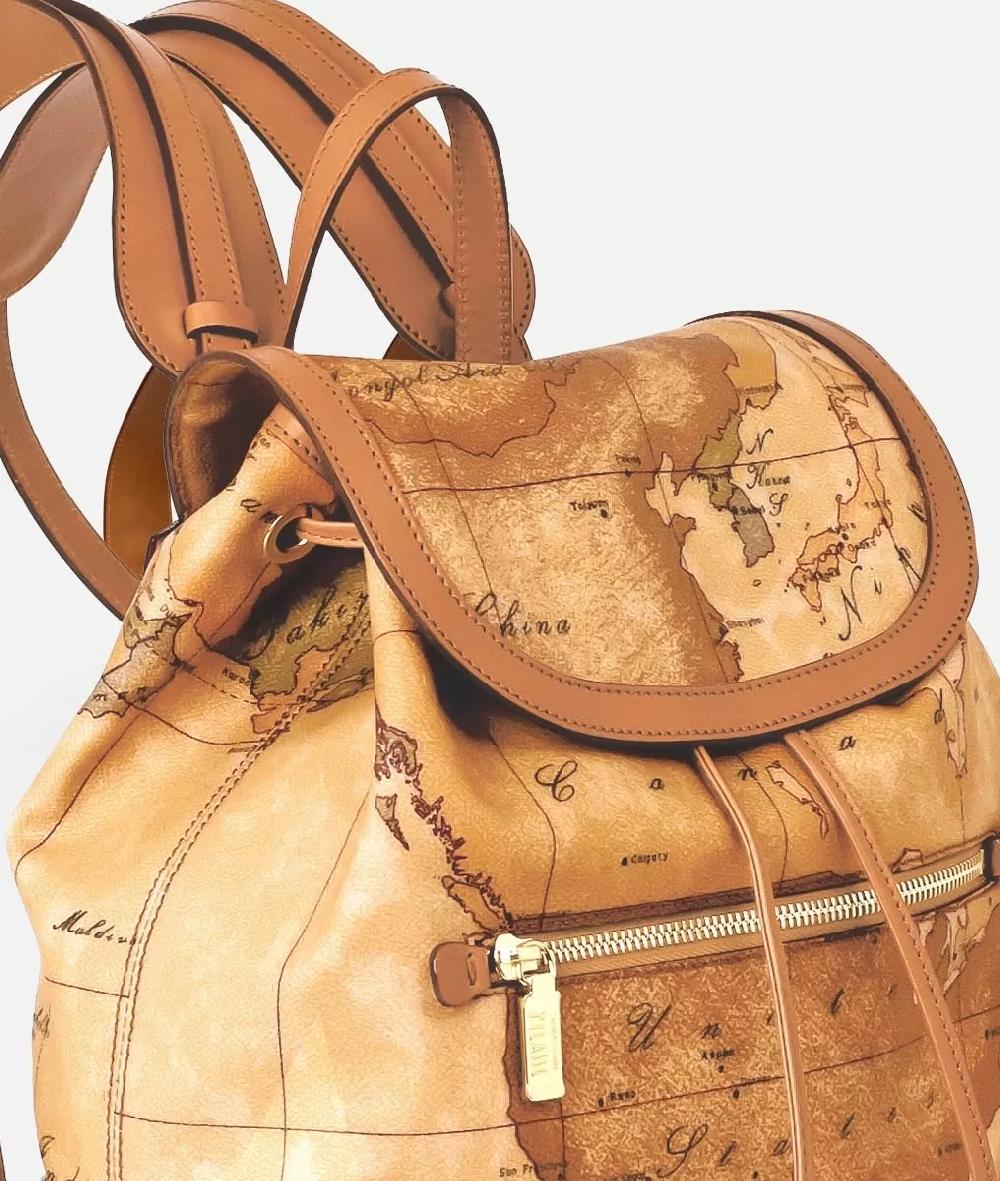 Alviero martini 1a classe Geo Classic Zaino con angoli in pelle Negozi Online
