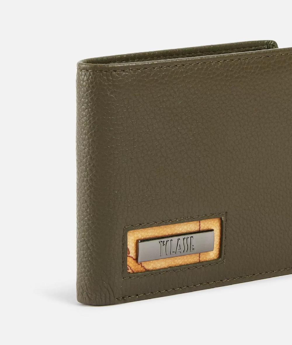 Alviero martini 1a classe Beta Leather portafoglio piccolo Verde Militare Sottocosto