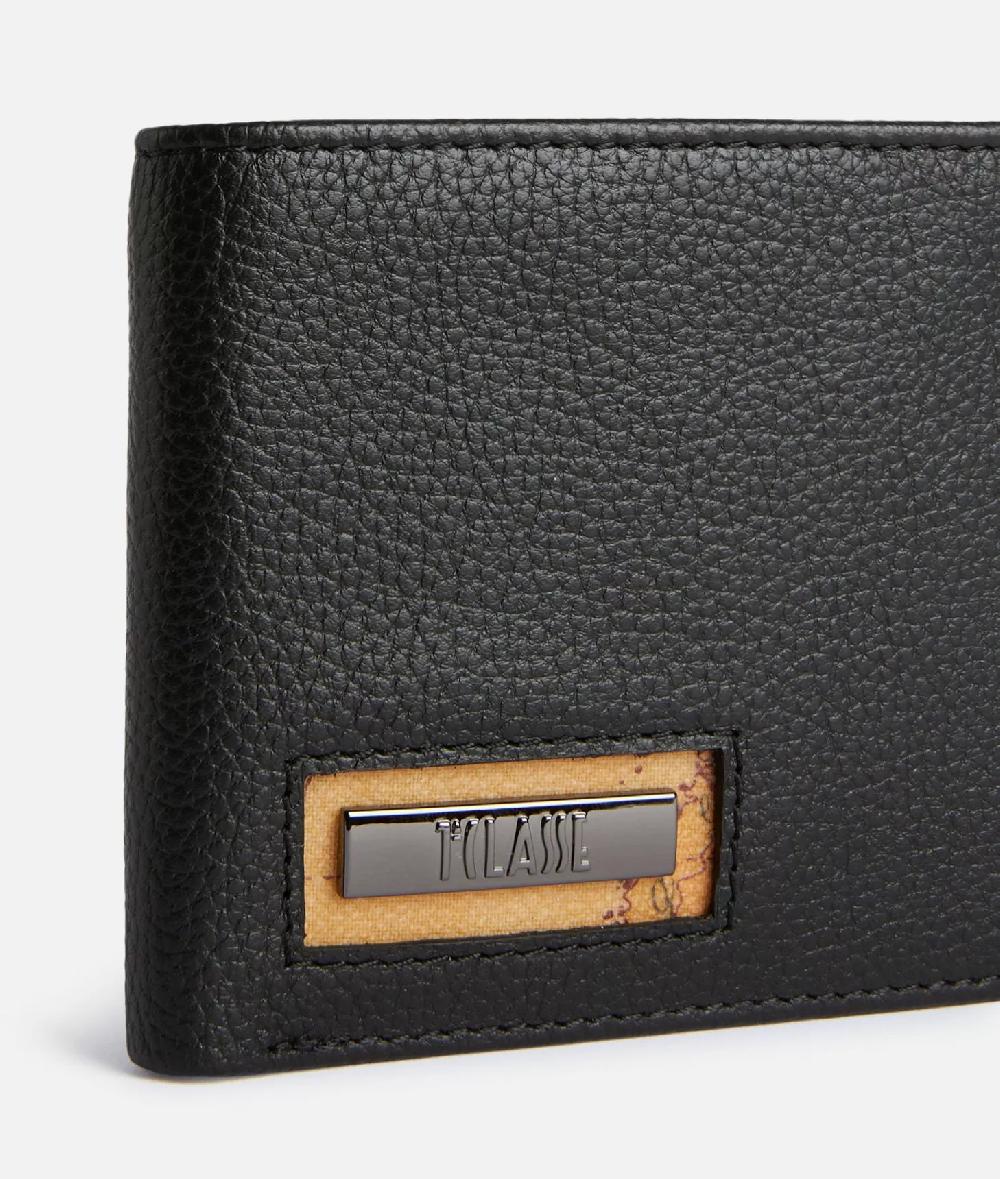 Alviero martini 1a classe Beta Leather portafoglio piccolo Nero Presa