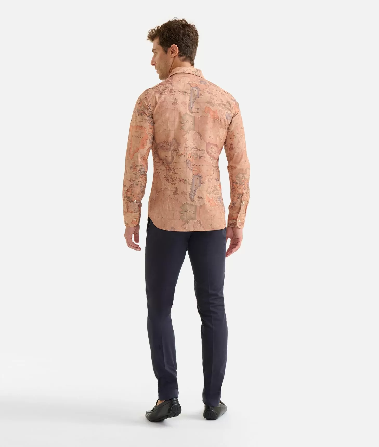 Alviero martini 1a classe Camicia slim con stampa Geo Classic Consegna Veloce
