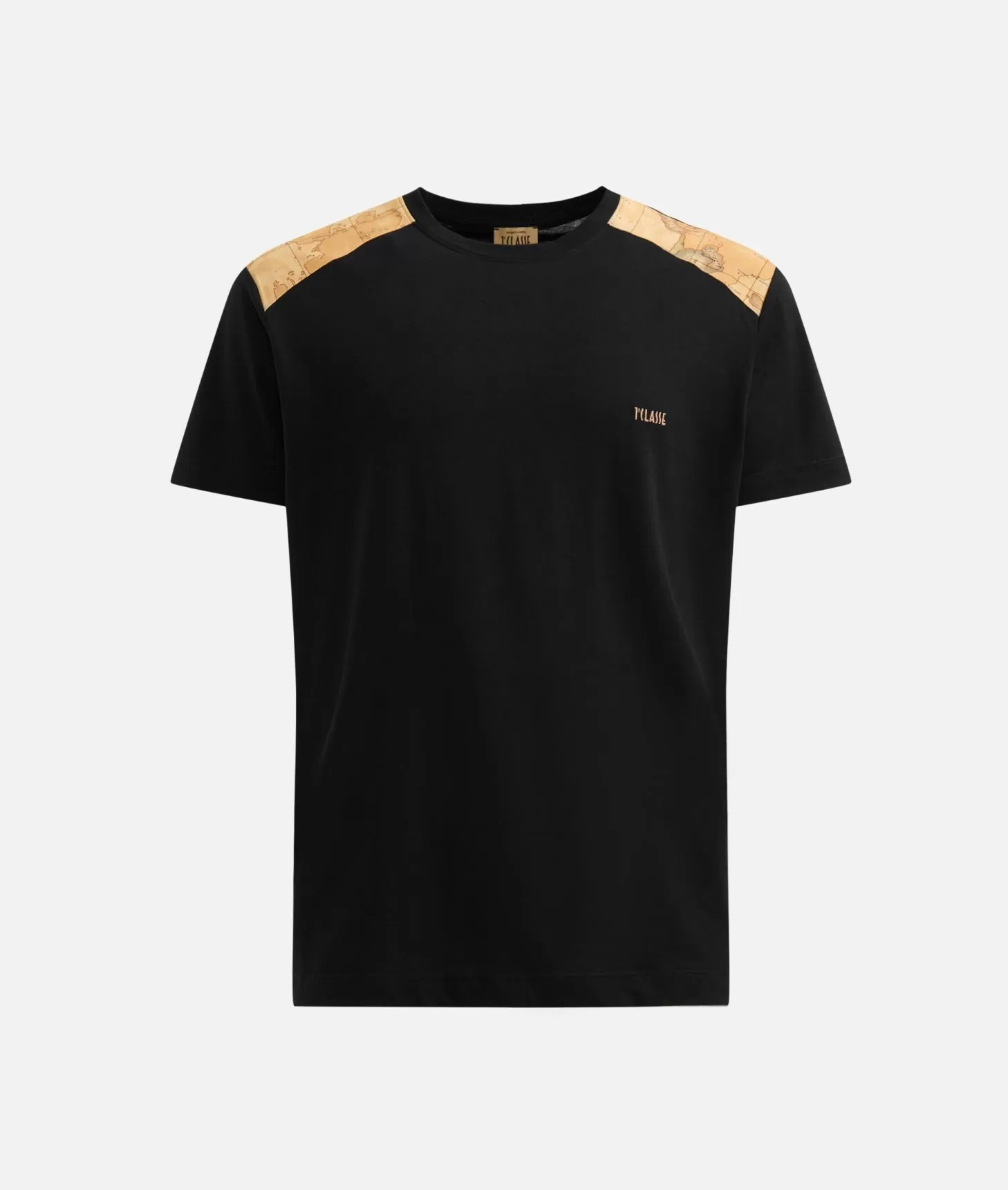 Alviero martini 1a classe T-shirt in cotone con dettagli spalle Nera Negozio