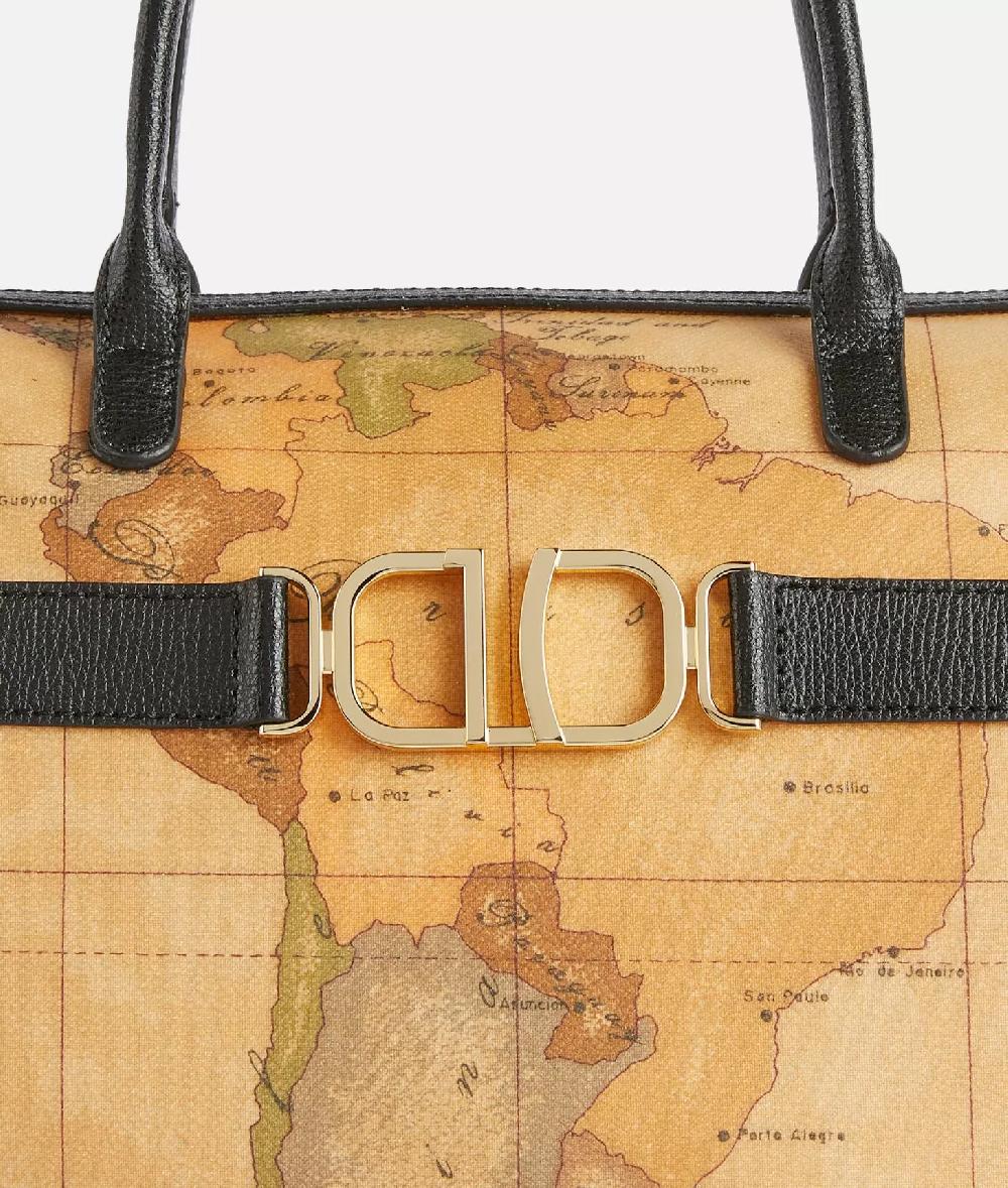 Alviero martini 1a classe 3D Geo bauletto con tracolla Nero Saldi