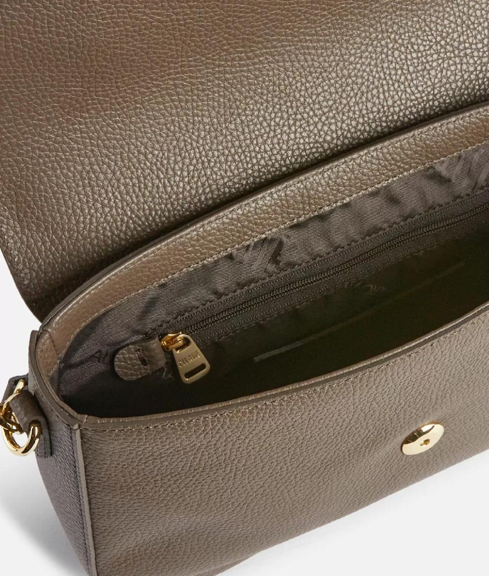 Alviero martini 1a classe Inspiring Bag tracolla con patta Taupe Scuro Qualità Garantita