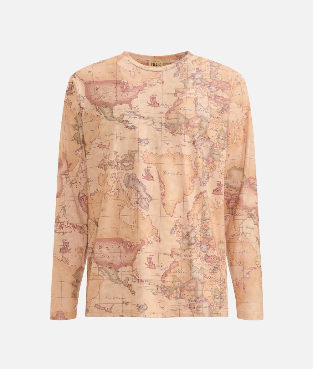 Alviero martini 1a classe T-shirt a maniche lunghe Geo Classic 2025