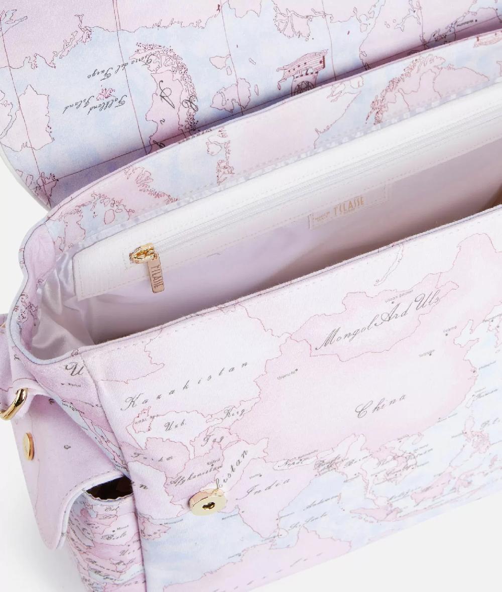 Alviero martini 1a classe Borsa a tracolla Geo Lady Rosa In Vendita
