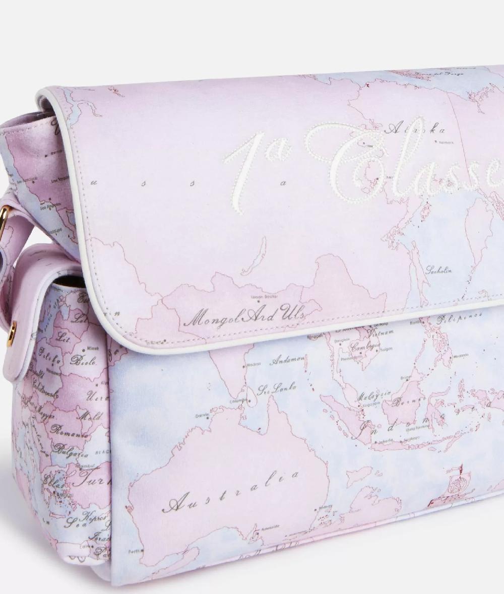 Alviero martini 1a classe Borsa a tracolla Geo Lady Rosa In Vendita