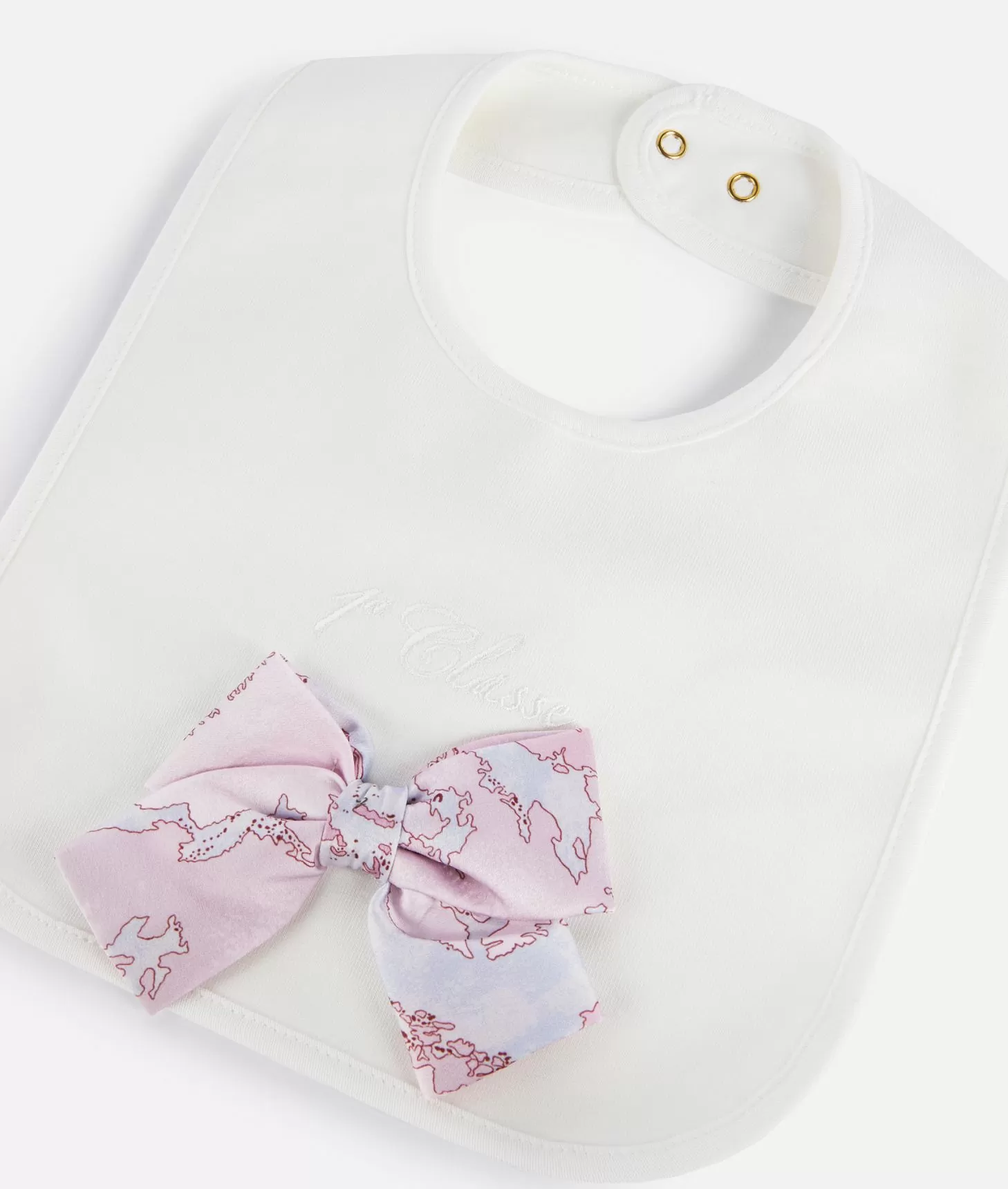 Alviero martini 1a classe Bavaglino in cotone con fiocco Geo Lady Rosa Saldi