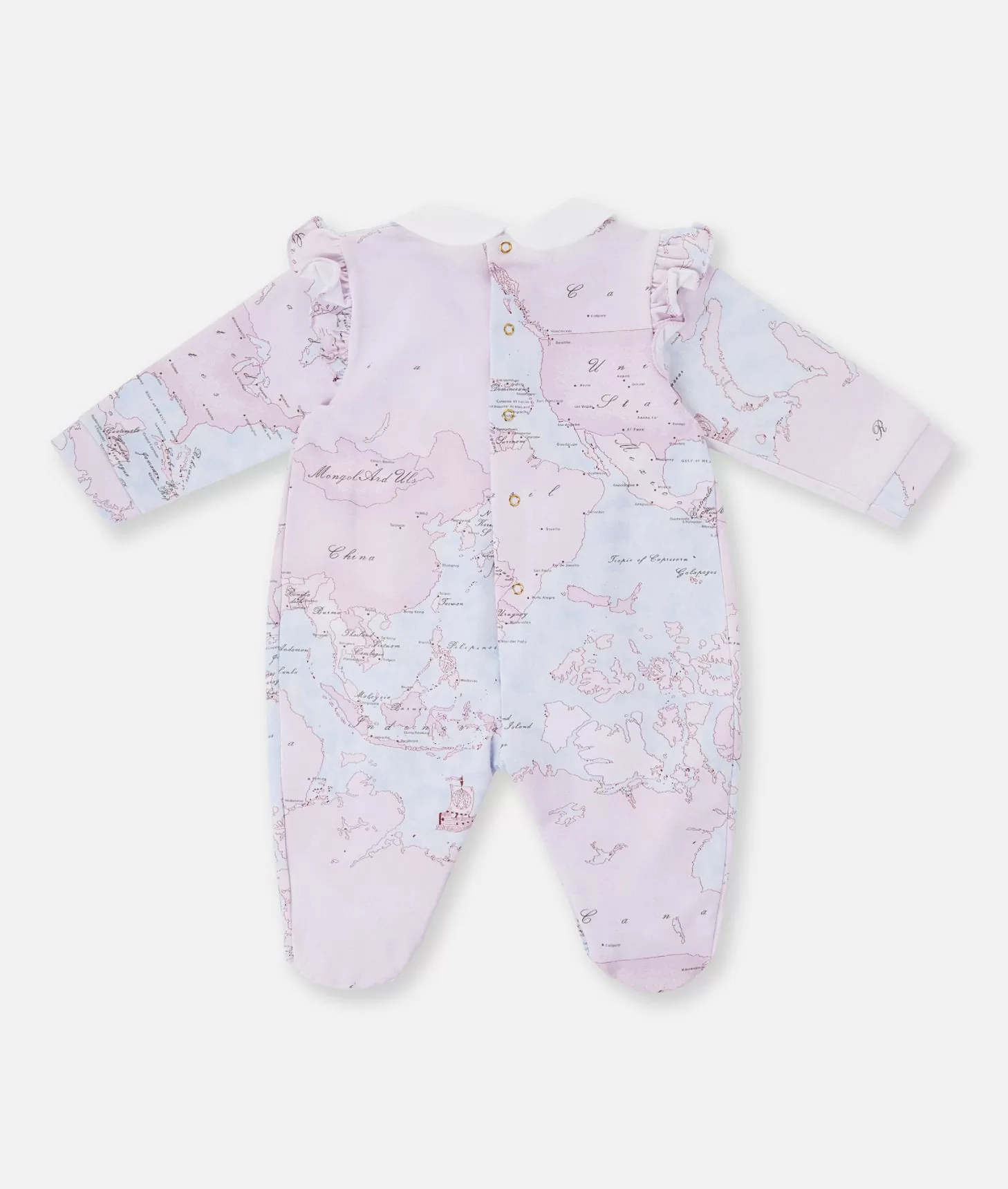 Alviero martini 1a classe Tutina in cotone con fiocco Geo Lady Rosa Offerte
