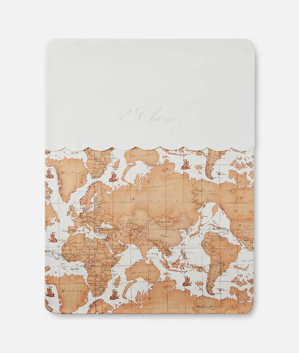 Alviero martini 1a classe Copertina con mappa Geo Classic Panna Vendita Economica