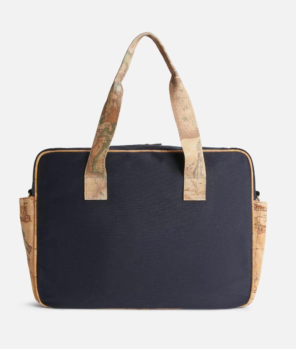 Alviero martini 1a classe Borsa per il cambio Geo Puzzle Blu Vendite Flash