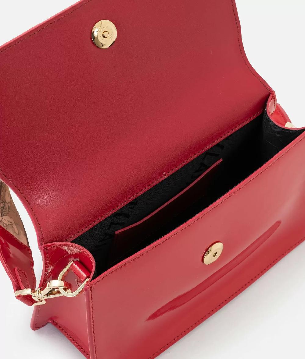 Alviero martini 1a classe Winter Spirit tracollina con patta in vernice Rossa Fino Al -60%