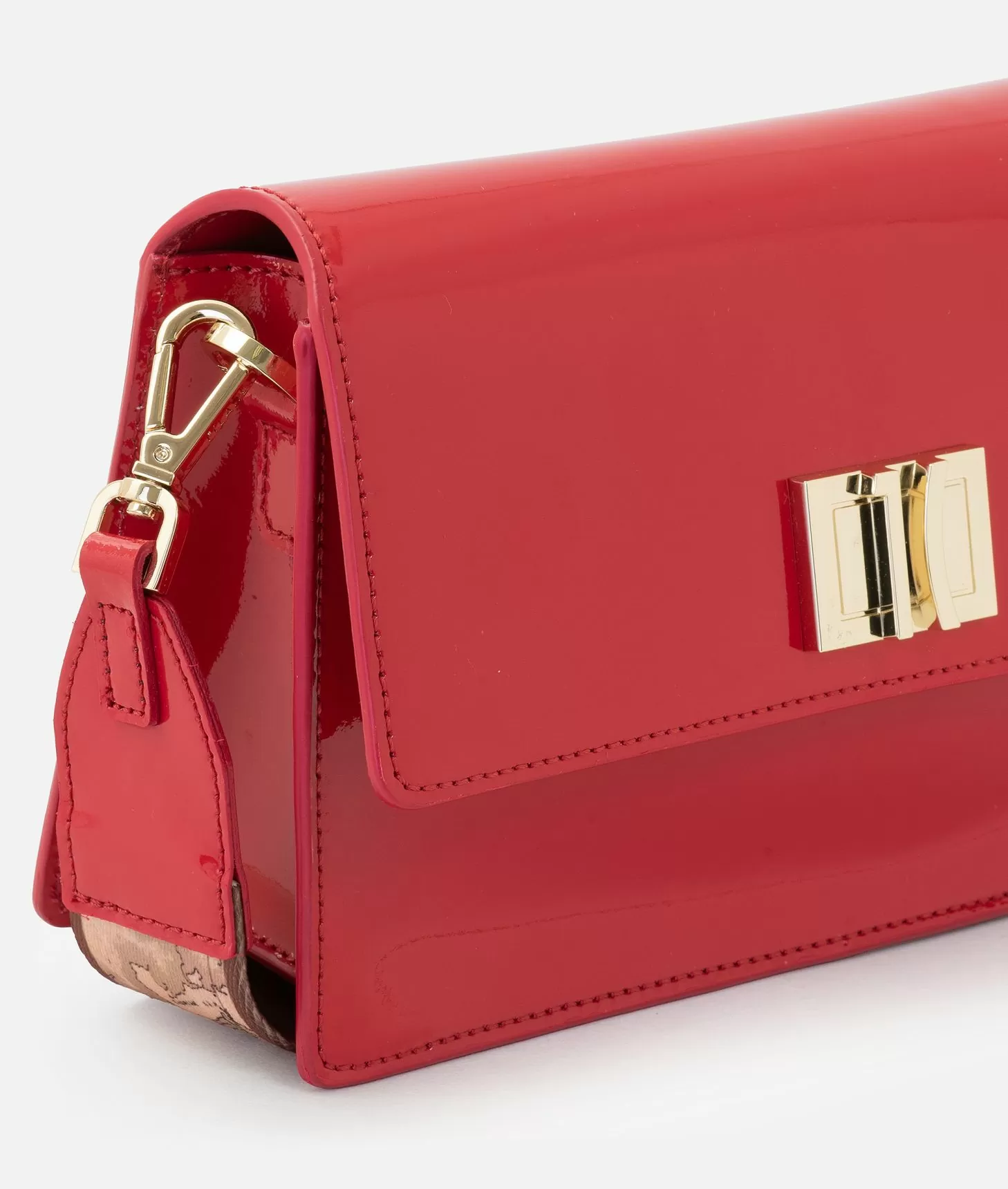 Alviero martini 1a classe Winter Spirit tracollina con patta in vernice Rossa Fino Al -60%