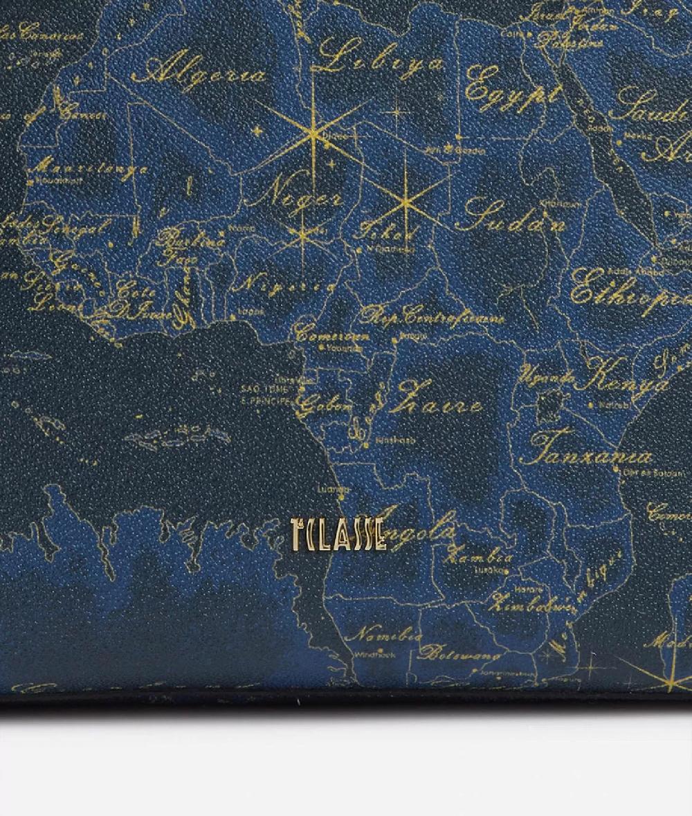 Alviero martini 1a classe Geo Midnight borsa a mano con tracolla Blu Notte In Vendita