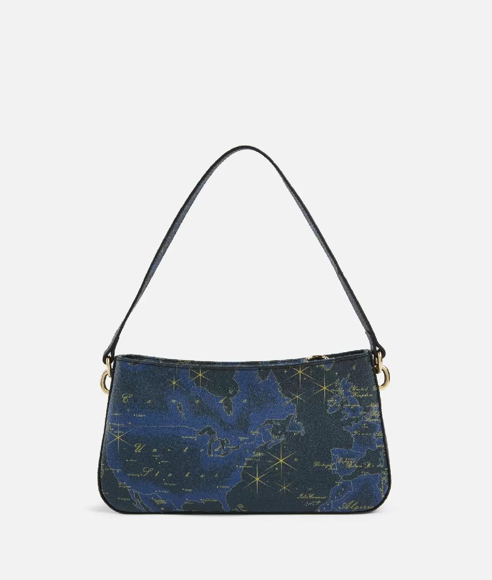 Alviero martini 1a classe Geo Midnight sottospalla con tracolla Blu Notte Saldi