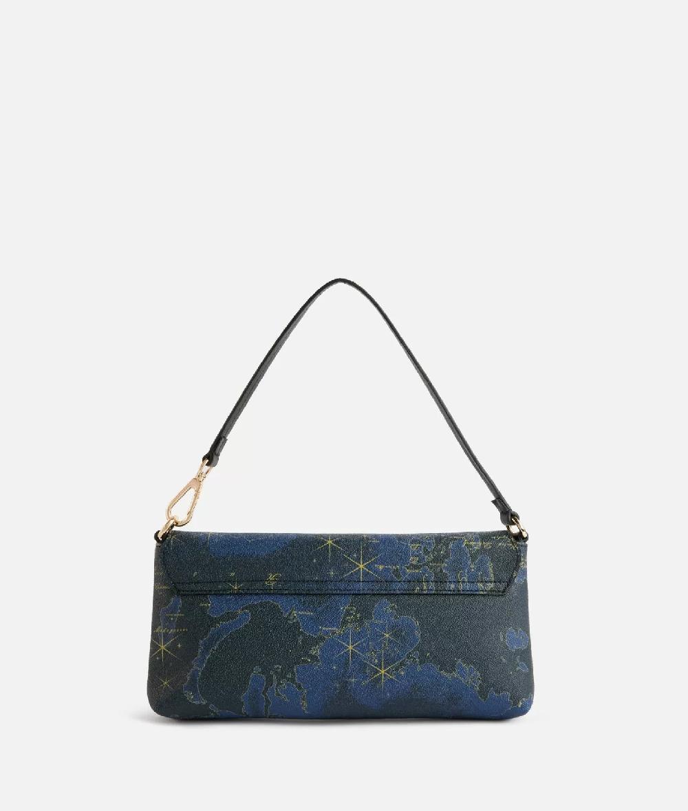Alviero martini 1a classe Geo Midnight pochette con patta Blu Notte Offerte