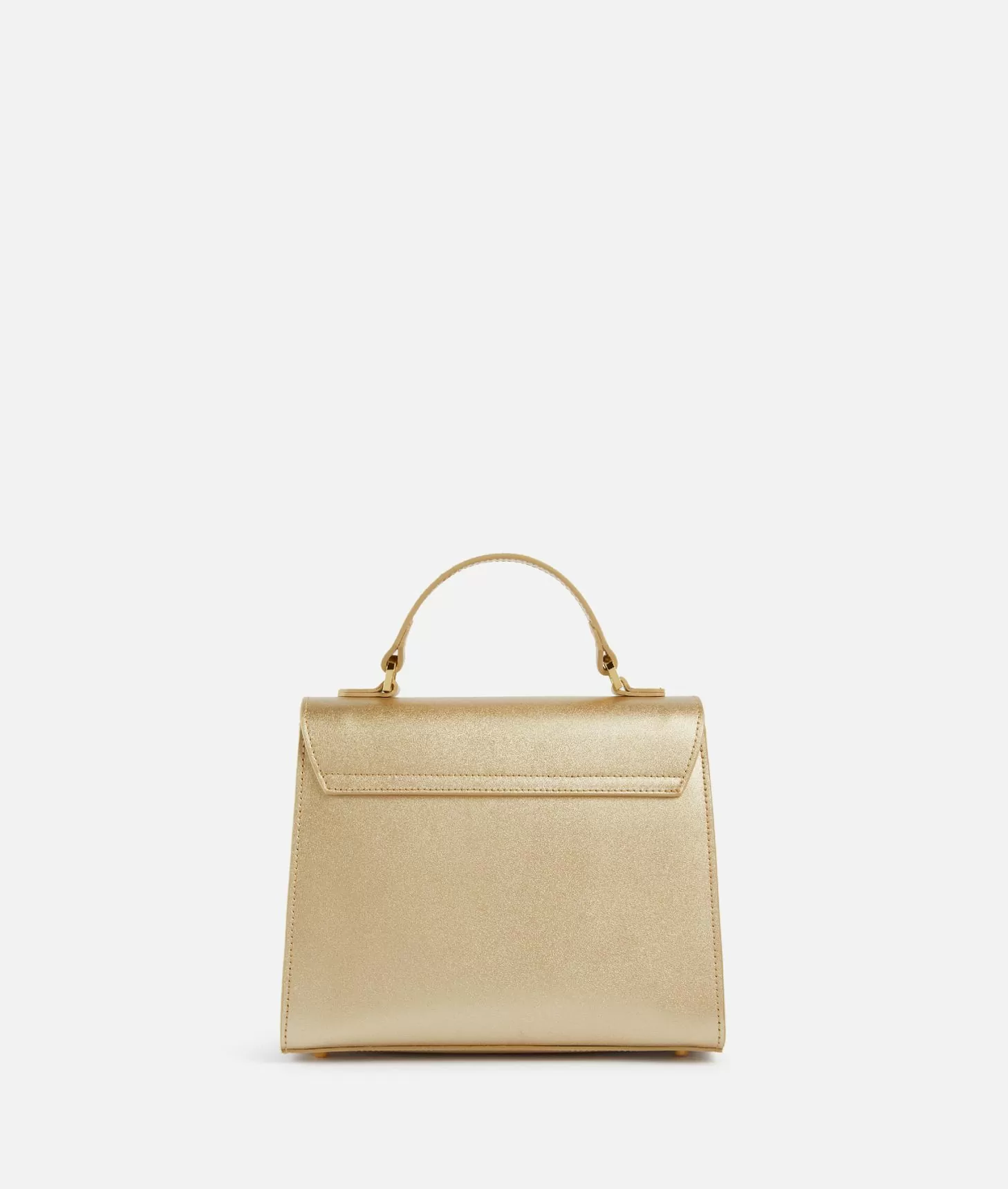Alviero martini 1a classe Winter Spirit mini tote con tracolla in pelle laminata Oro Chiaro Saldi Di Fabbrica