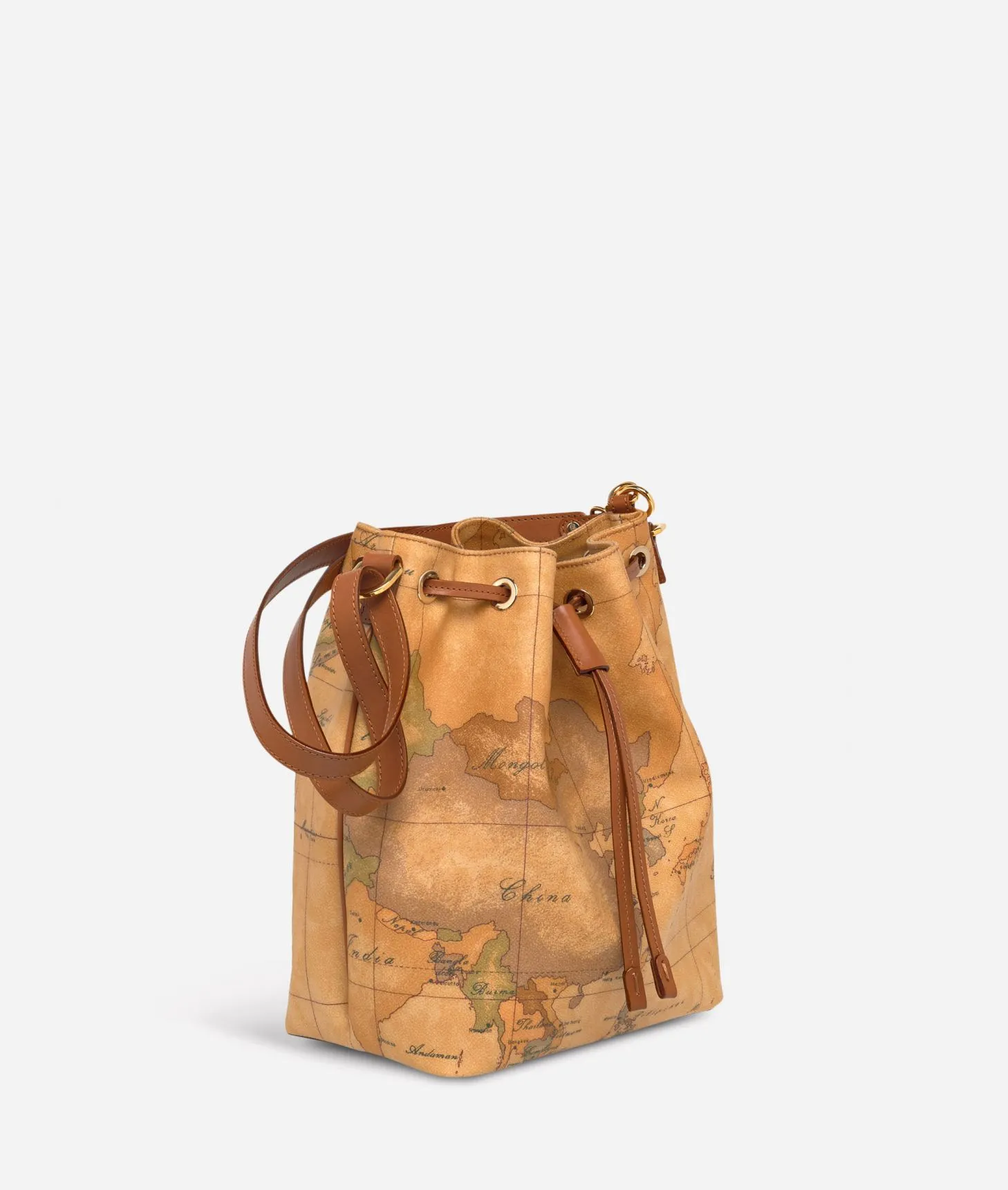 Alviero martini 1a classe Geo Classic Borsa media a secchiello Pezzi Unici