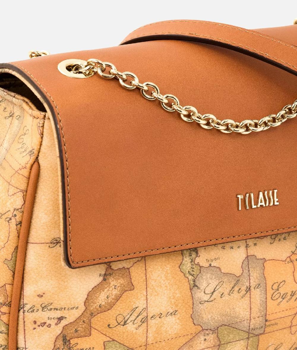 Alviero martini 1a classe Geo Classic Borsa mini con battente in pelle Shopping Online