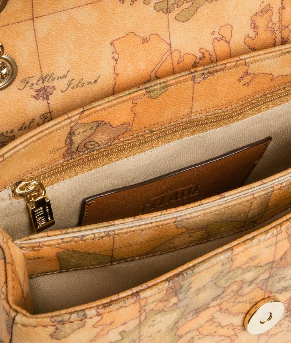 Alviero martini 1a classe Geo Classic Borsa mini con battente in pelle Shopping Online